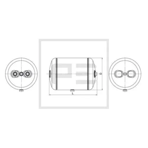 Billig PE Automotive Luftbehälter, Druckluftanlage 036.362-80A