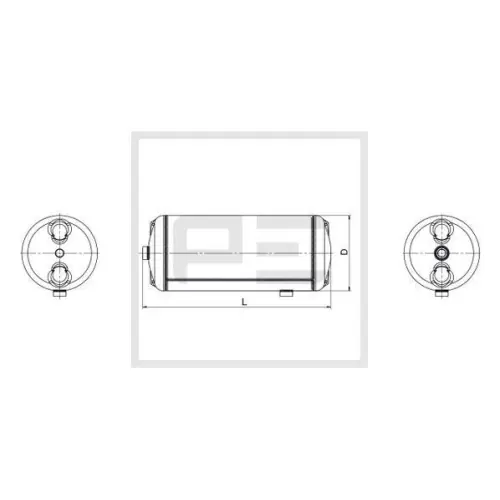 Schnäppchen PE Automotive Luftbehälter, Druckluftanlage 126.240-80A