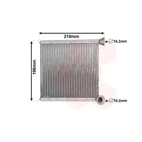 VAN WEZEL Wärmetauscher, Innenraumheizung 03006385 Must-Have