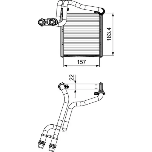 VALEO Wärmetauscher, Innenraumheizung 811536 Solange Der Vorrat Reicht