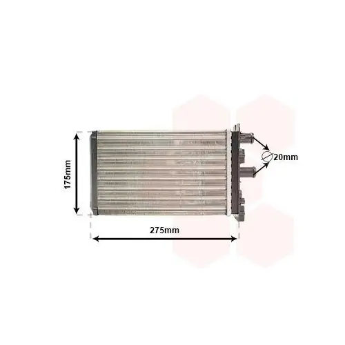 VAN WEZEL Wärmetauscher, Innenraumheizung 58006239 Sonderaktion
