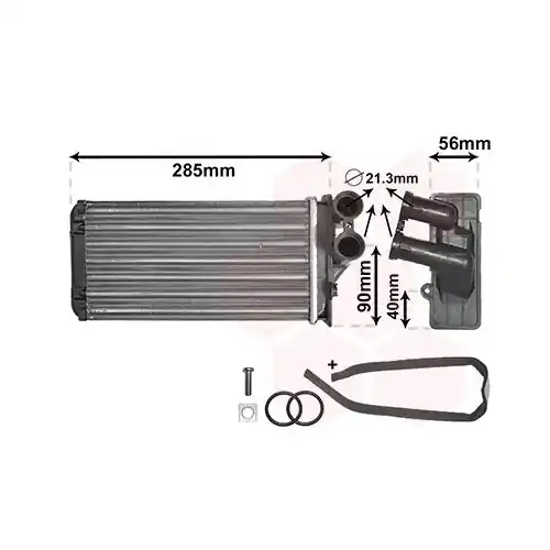 VAN WEZEL Wärmetauscher, Innenraumheizung *** IR PLUS *** 09006239 Neu