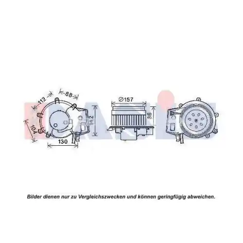 Top-Seller AKS DASIS Innenraumgebläse 740462N