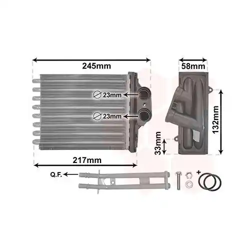 VAN WEZEL Wärmetauscher, Innenraumheizung *** IR PLUS *** 17006350 Heißes Angebot