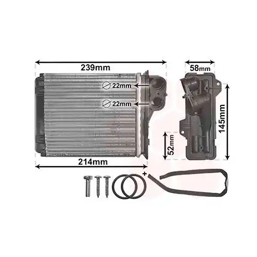 VAN WEZEL Wärmetauscher, Innenraumheizung *** IR PLUS *** 43006398 Letzte Chance