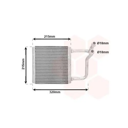 VAN WEZEL Wärmetauscher, Innenraumheizung 30006451 Heißes Angebot