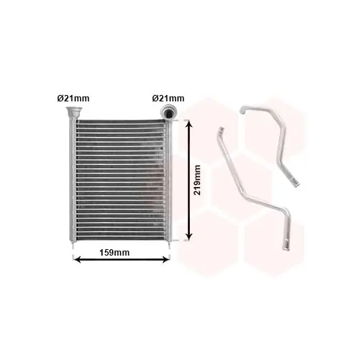 Zertifiziert VAN WEZEL Wärmetauscher, Innenraumheizung *** IR PLUS *** 30016704