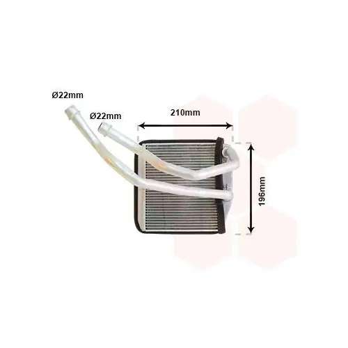 VAN WEZEL Wärmetauscher, Innenraumheizung 17016701 Nur Heute