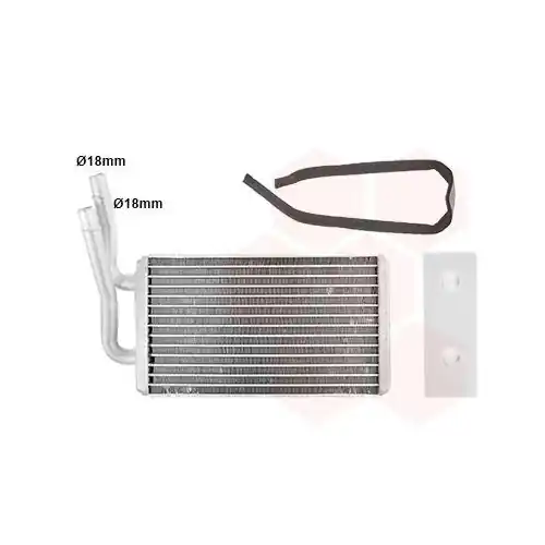 VAN WEZEL Wärmetauscher, Innenraumheizung 18016701 Markenprodukt