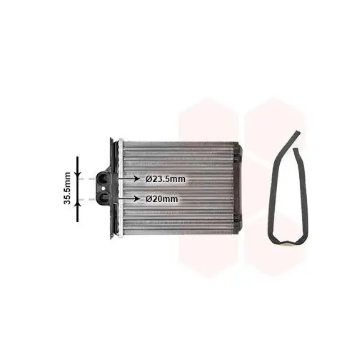 VAN WEZEL Wärmetauscher, Innenraumheizung 37006217 Schnäppchen