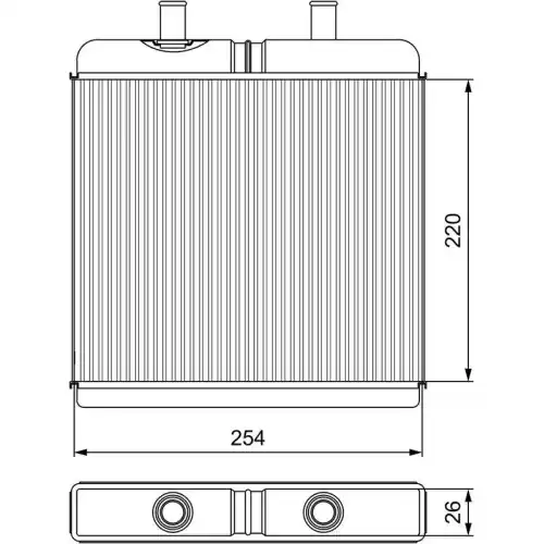 VALEO Wärmetauscher, Innenraumheizung 811539 Solange Der Vorrat Reicht