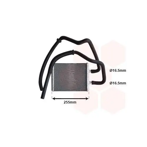 VAN WEZEL Wärmetauscher, Innenraumheizung *** IR PLUS *** 28006105 Finale Aktion