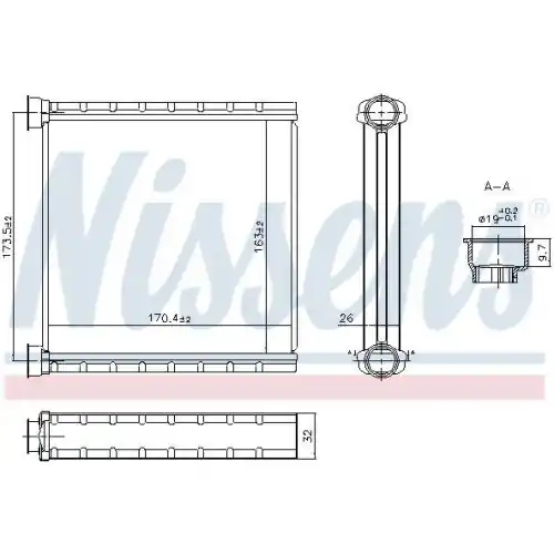 NISSENS Wärmetauscher, Innenraumheizung 707278 Angebot