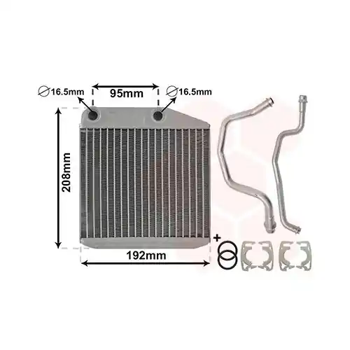 VAN WEZEL Wärmetauscher, Innenraumheizung *** IR PLUS *** 17006313 Ausverkauf