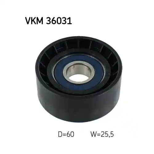 Markenware SKF Umlenk-/Führungsrolle, Keilrippenriemen VKM 36031