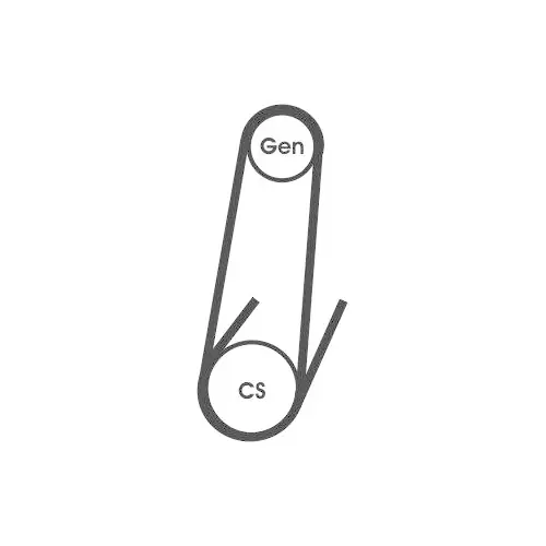 Direktkauf CONTINENTAL CTAM Keilrippenriemen 4PK611 ELAST